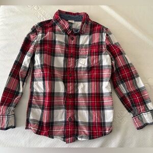 Gymboree Red and Blue Plaid Shirt